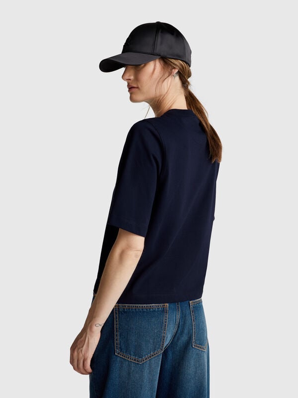 100% cotton boxy fit t-shirt Women