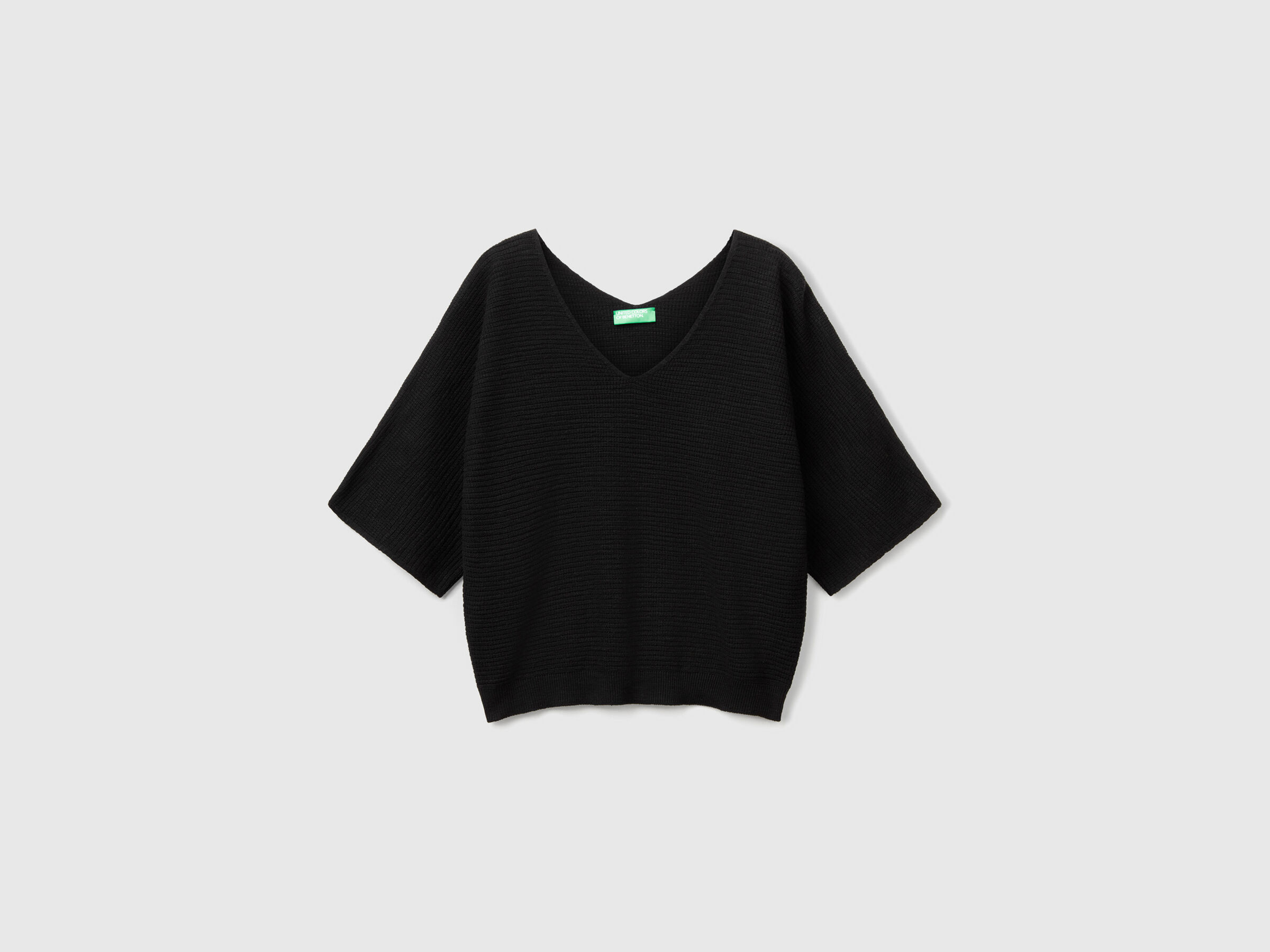 V NECK SWEATER H/S Women image number 3