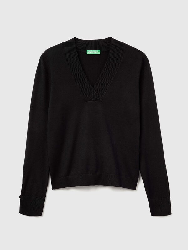 Sweater with V-neck Women