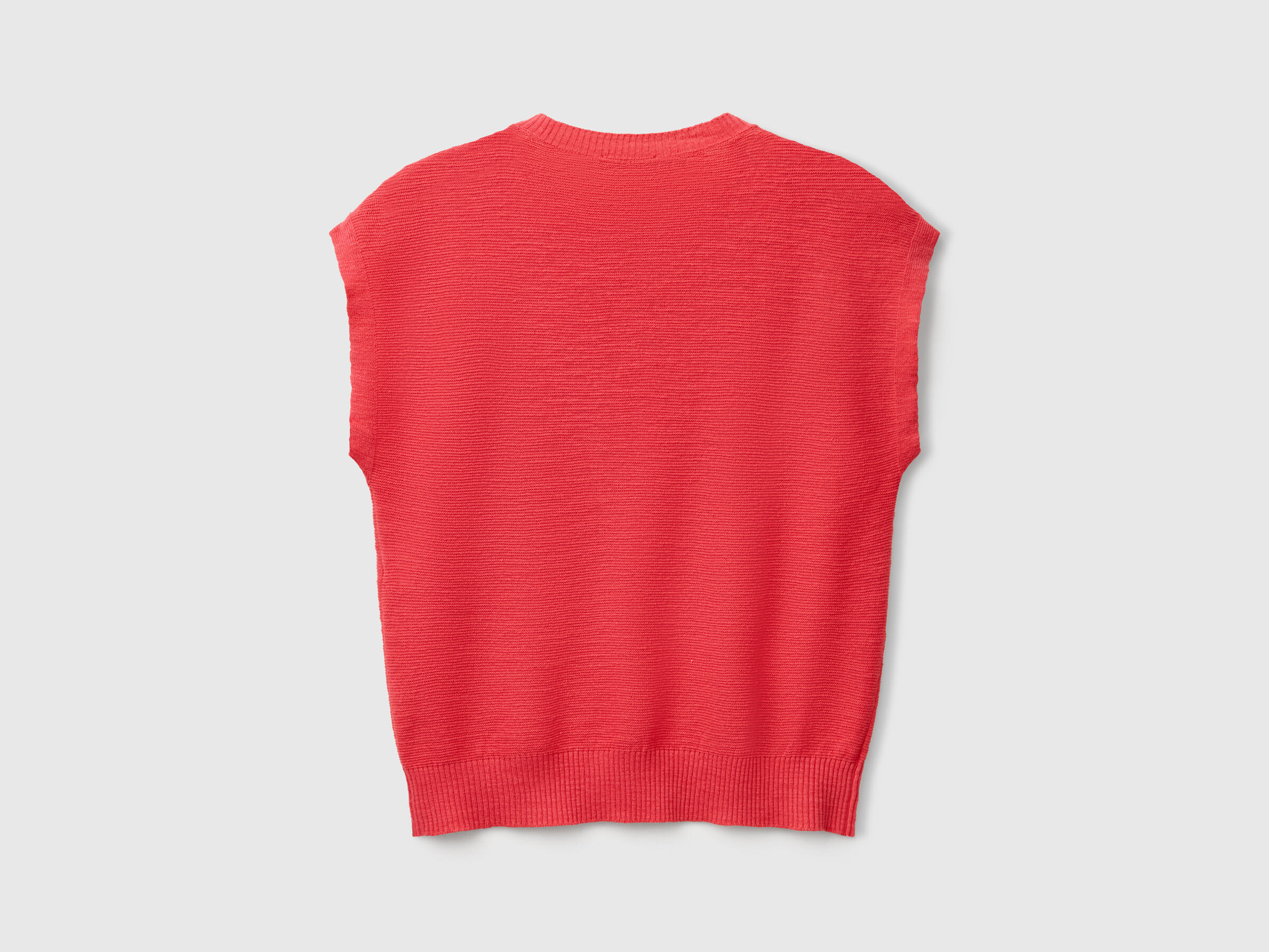 SLEEVELESS SWEATER Women image number 4