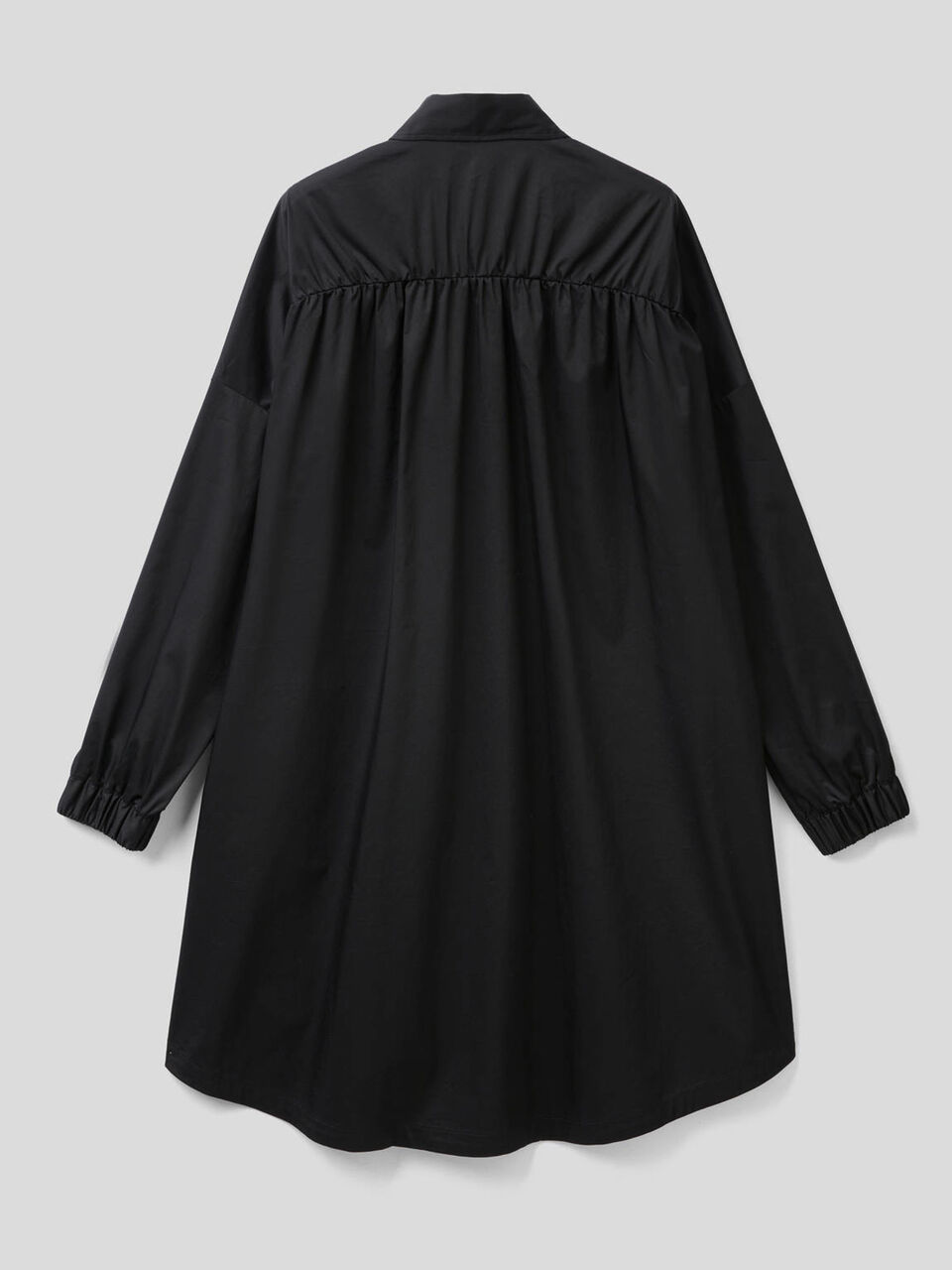 Shirt dress with drawstring image number 2