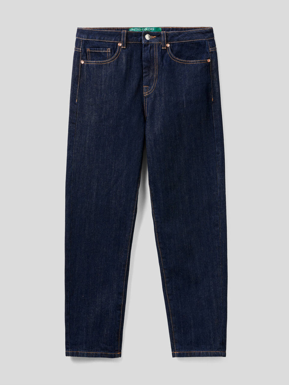 100% cotton boyfriend jeans image number 1