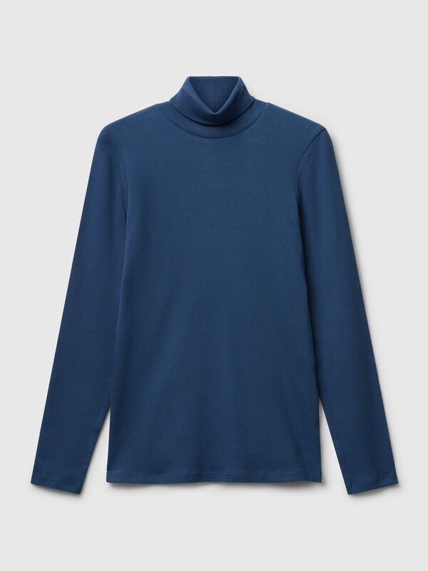 Long sleeve t-shirt with high neck Long sleeve t-shirt with high neck Women