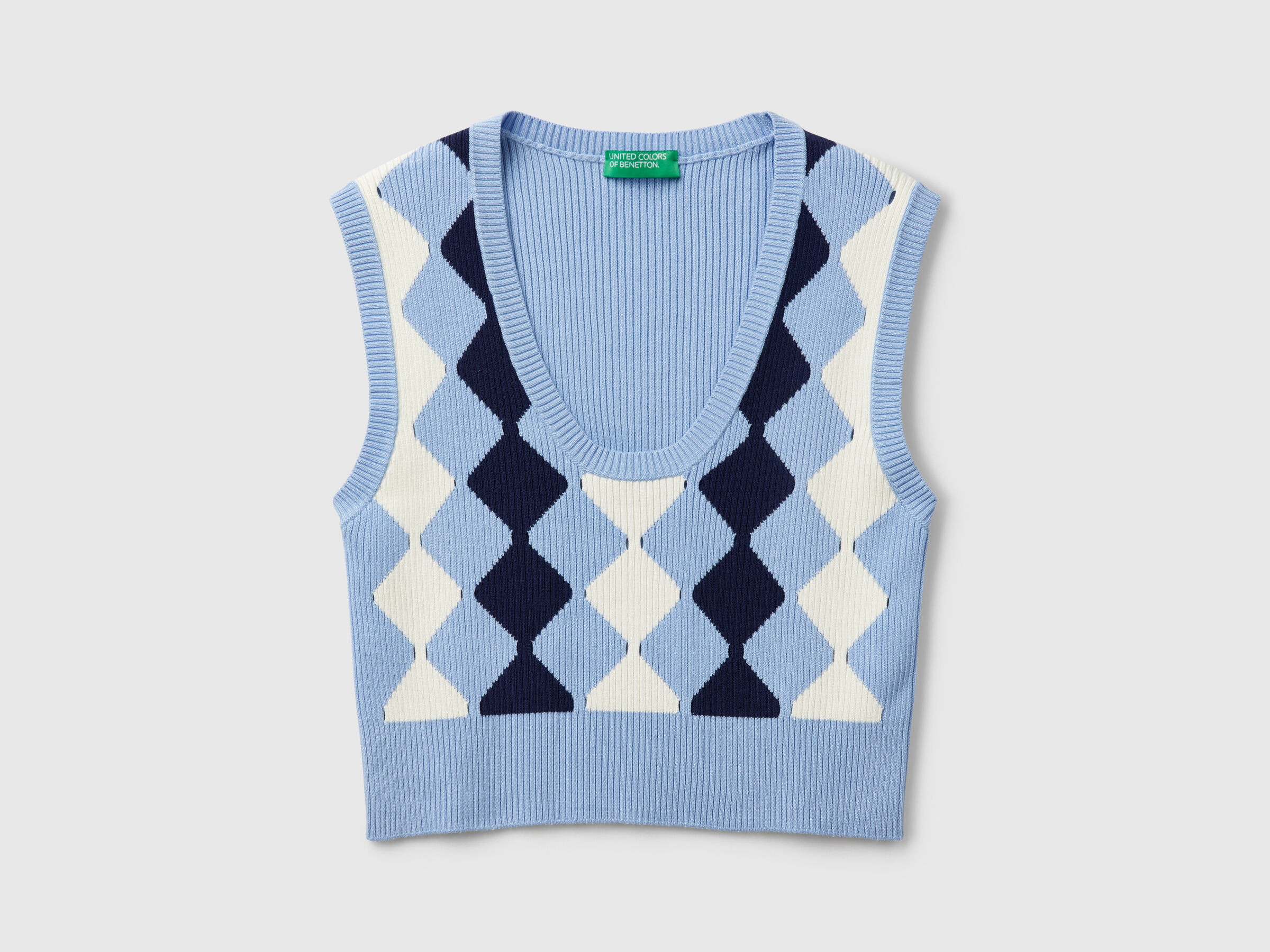SLEEVELESS SWEATER Women image number 3