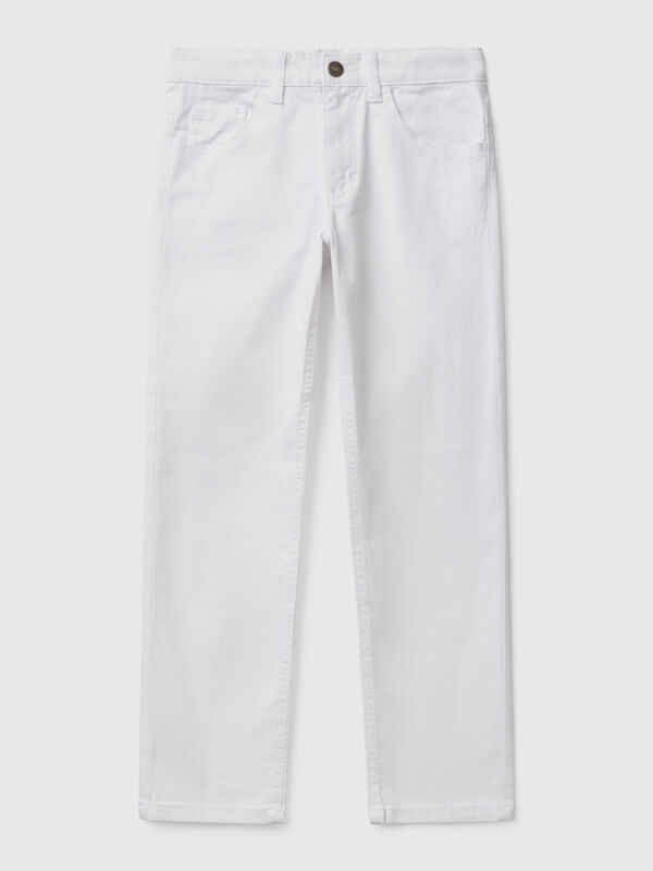 Five pocket slim fit trousers Junior Boy