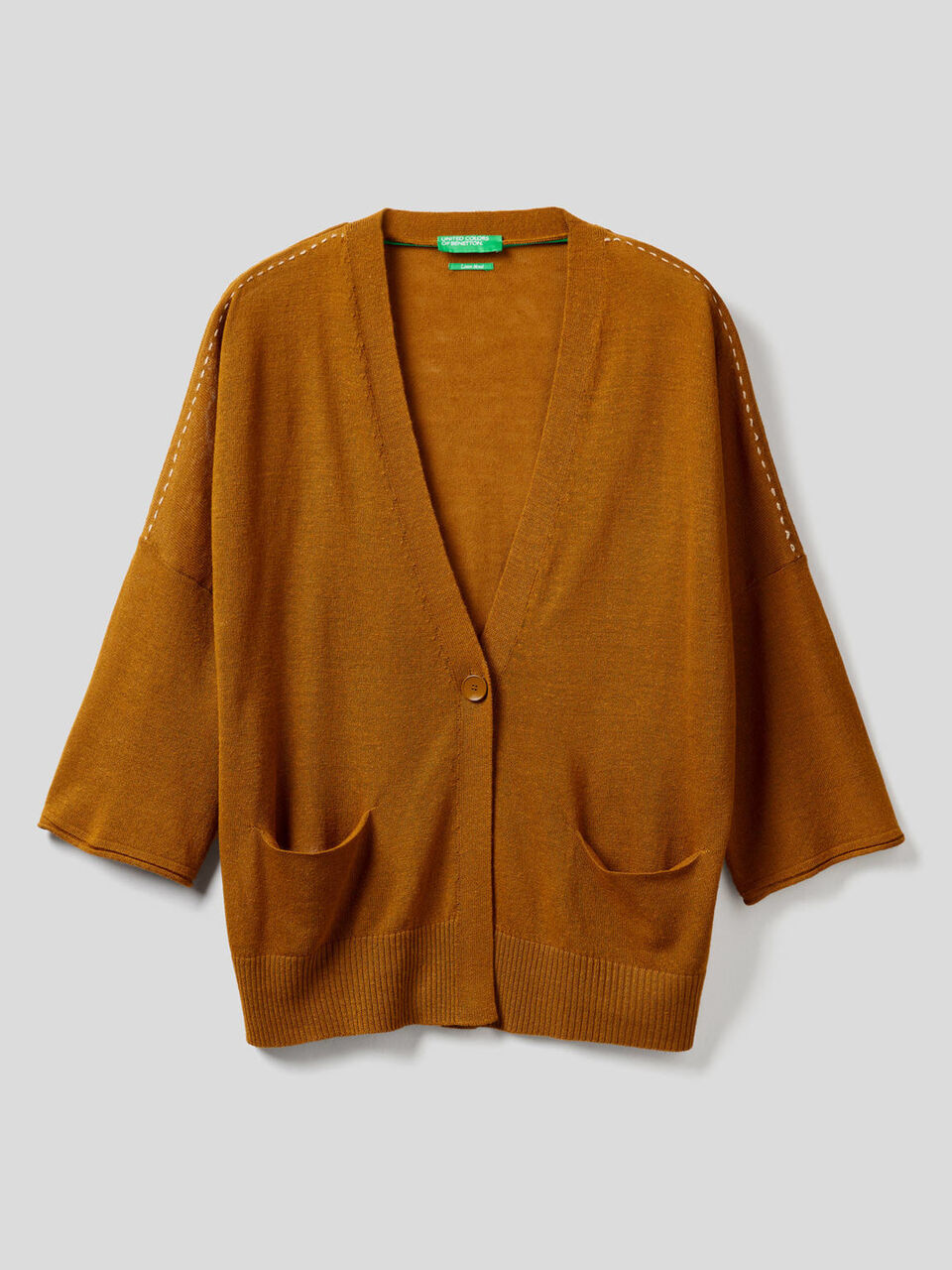 V-neck cardigan image number 1