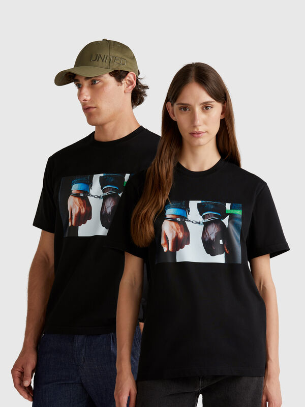T-shirt with Oliviero Toscani photographic print