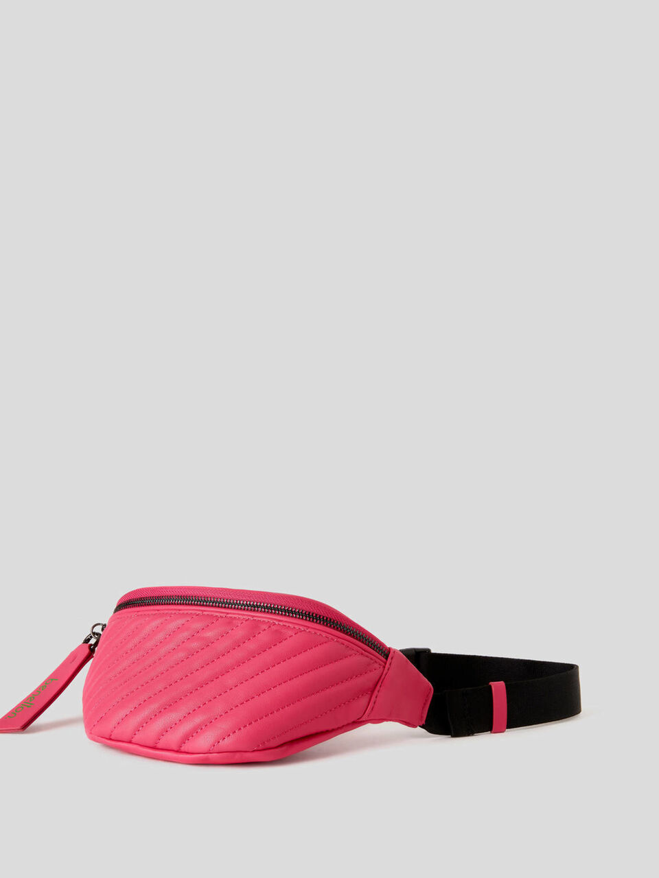 Striped matelassé bum bag image number 1