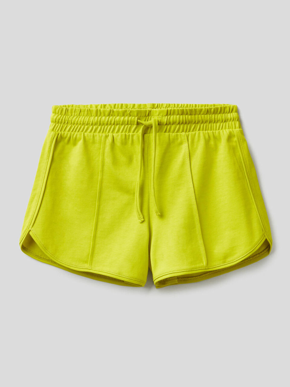 Yarn dyed shorts in pure cotton image number 1