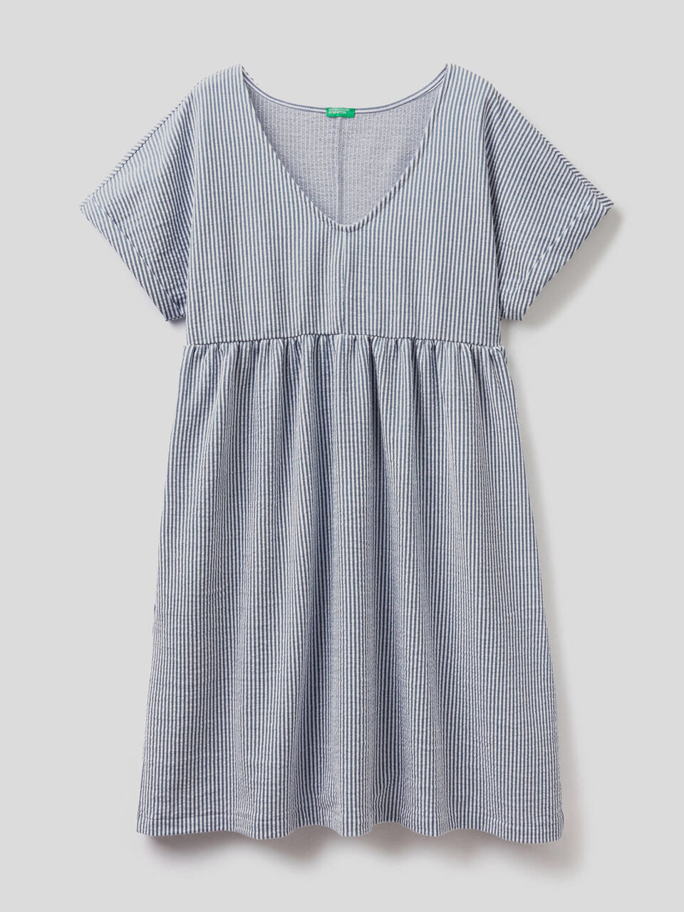 Striped cover-up dress image number 1