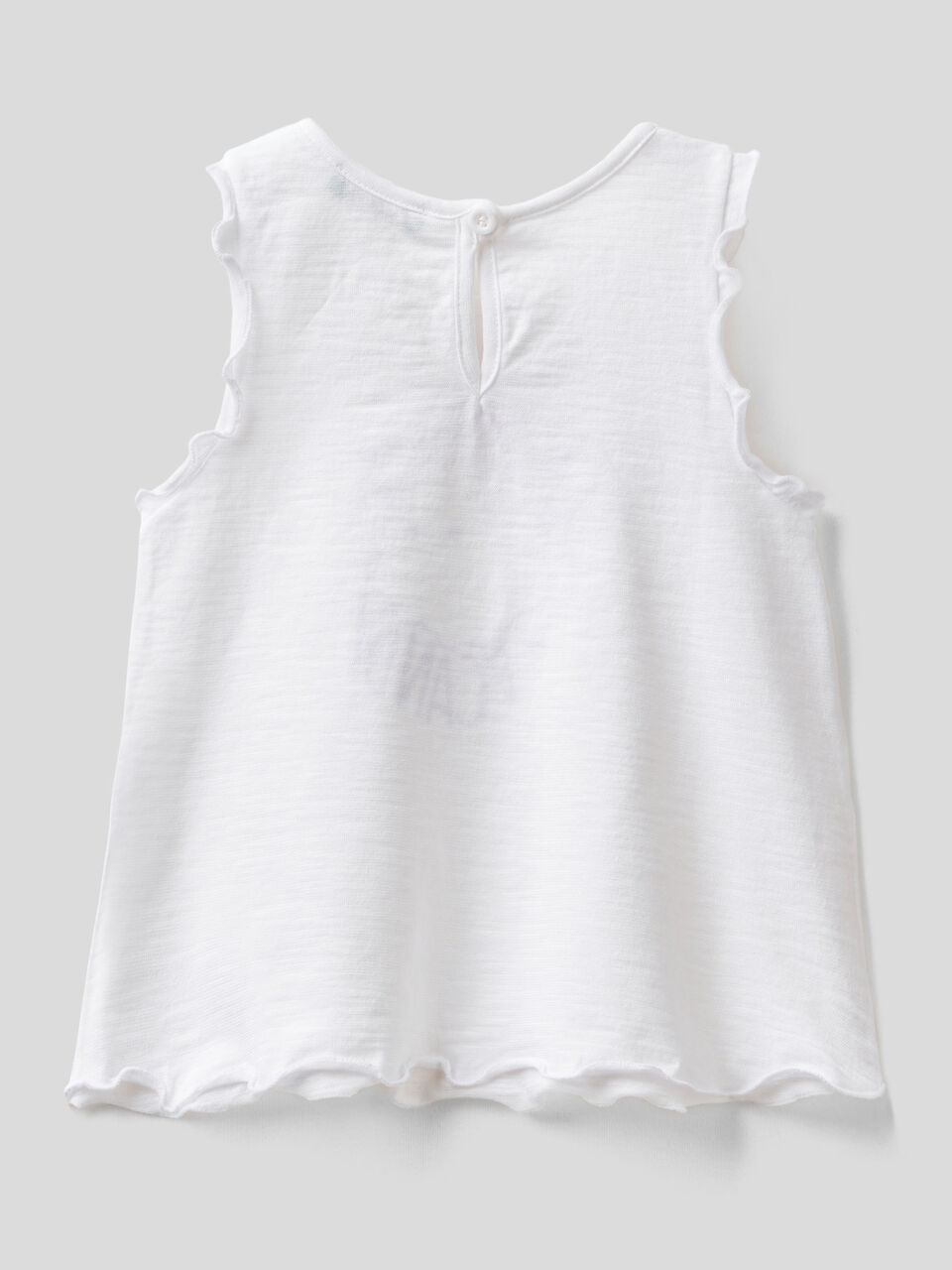 Tank top with curled edges image number 2