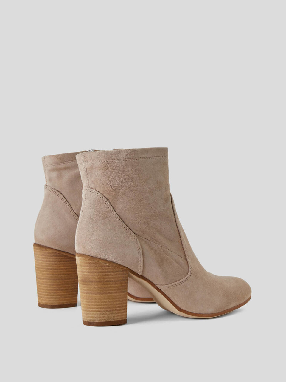Ankle boots in genuine suede image number 2