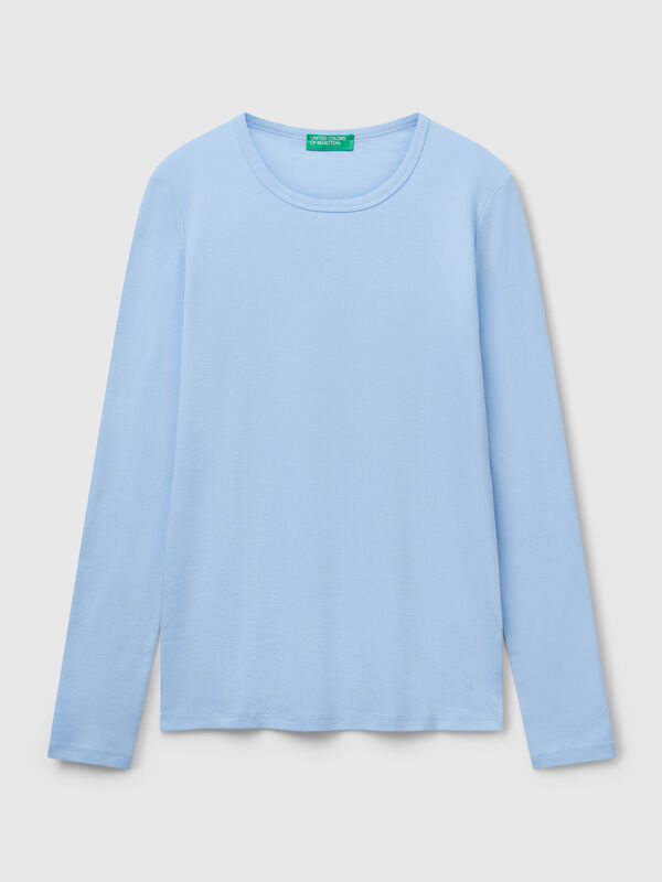 Long sleeve 100% cotton t-shirt Long sleeve 100% cotton t-shirt Women