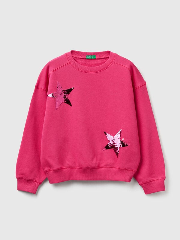 Sweatshirt with sequins Junior Girl