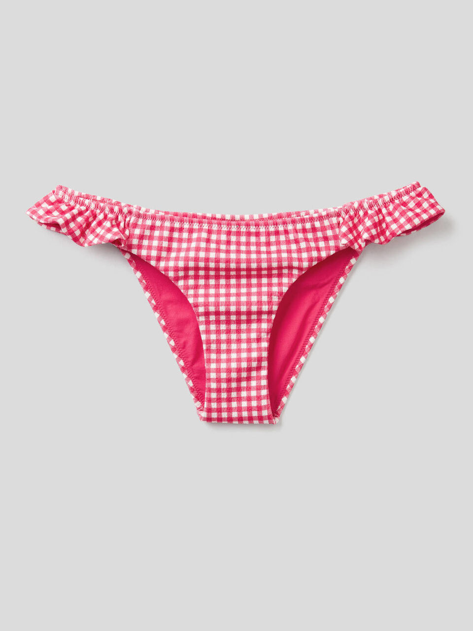 Patterned swim bottoms with frills image number 1