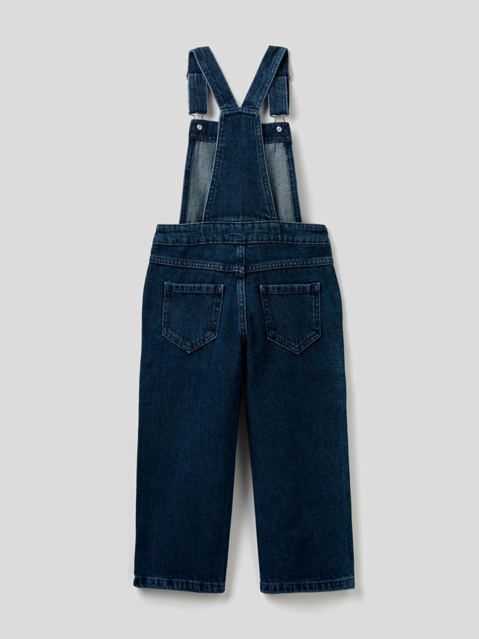 Denim overalls in pure cotton image number 2