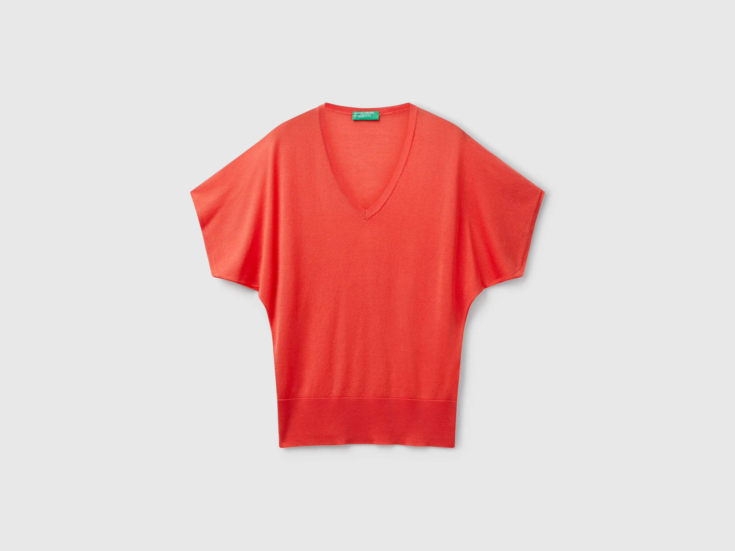 V NECK SWEATER H/S Women image number 3