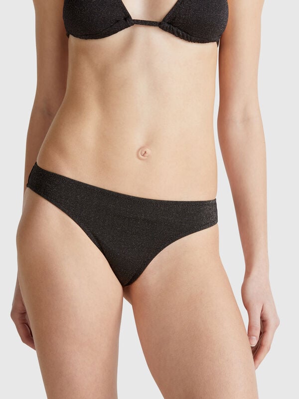 Swim bottoms with lurex Women