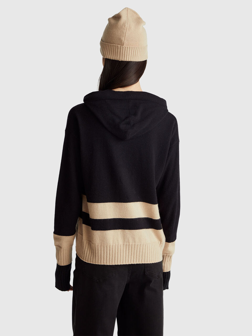 SWEATER W/HOOD Women image number null