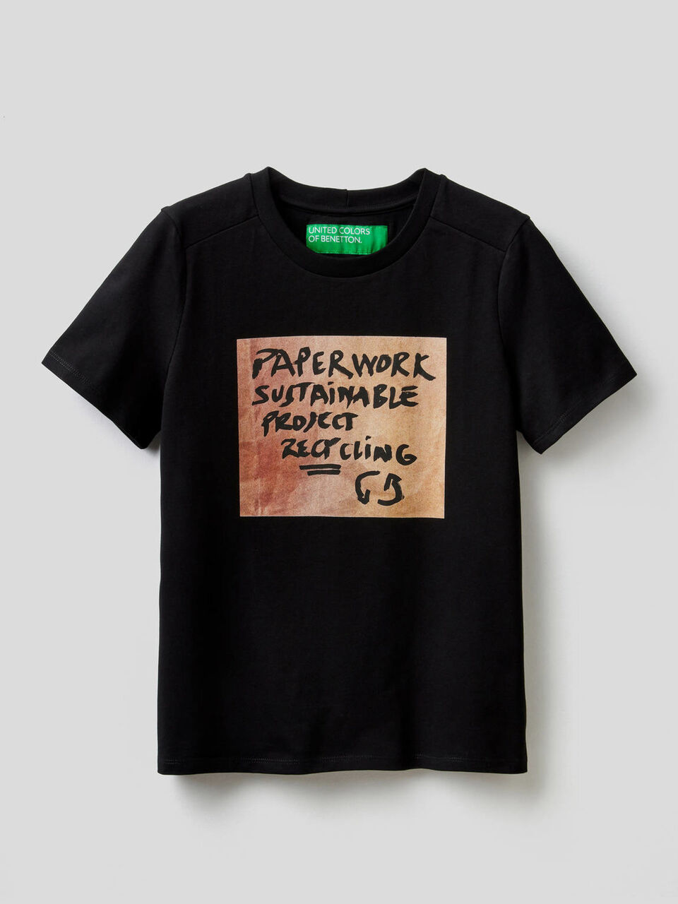 Organic cotton t-shirt with print image number 1