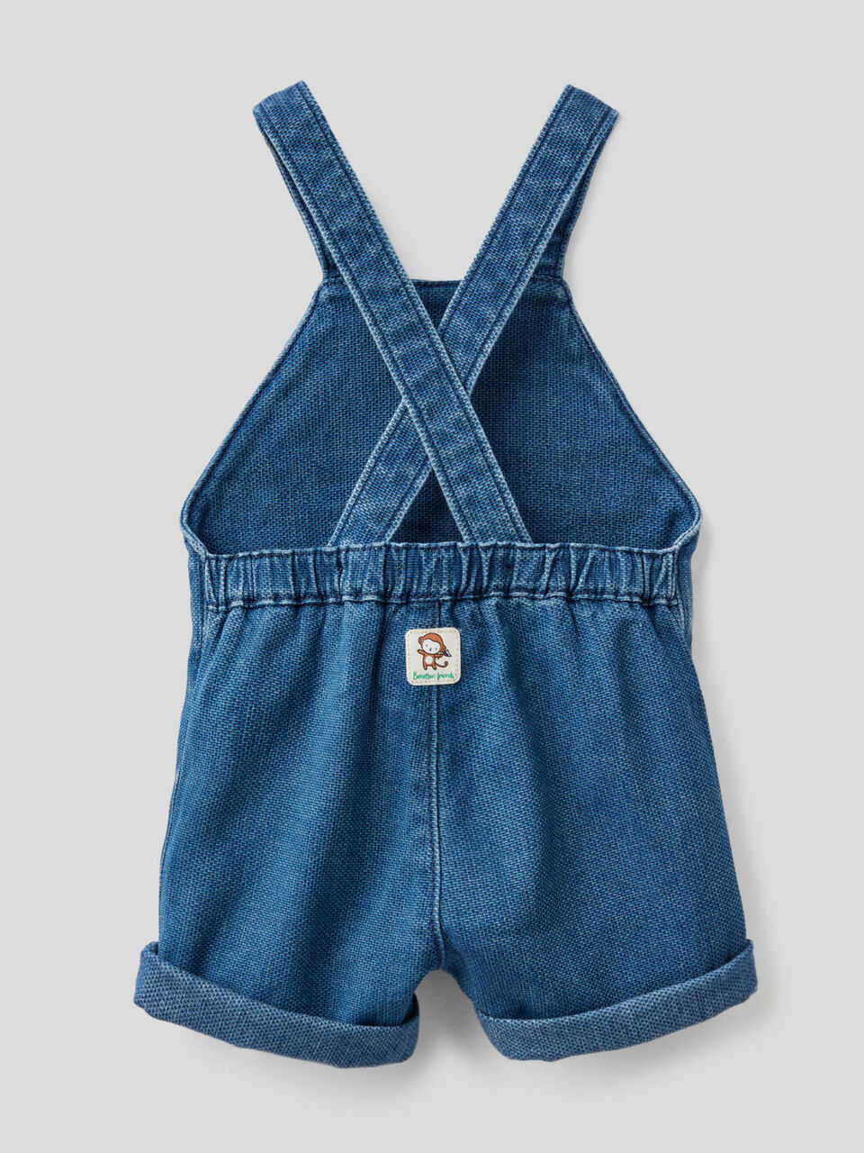Stretch denim dungarees image number 2