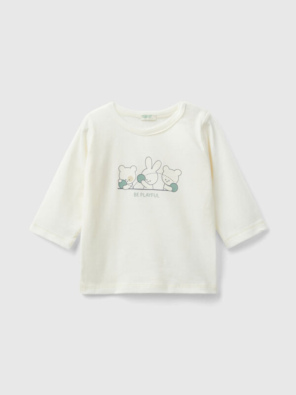 T-shirt in warm organic cotton