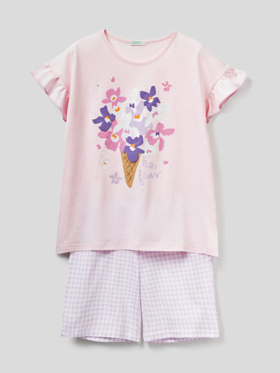 Short pyjamas with shirt and bermudas image number 1