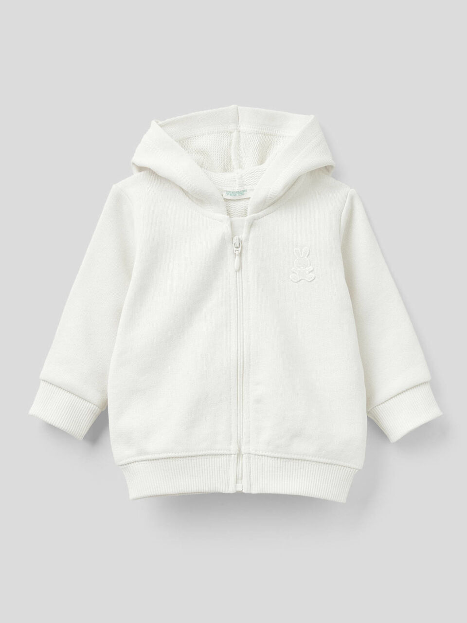 Sweatshirt with hood in organic cotton image number 1