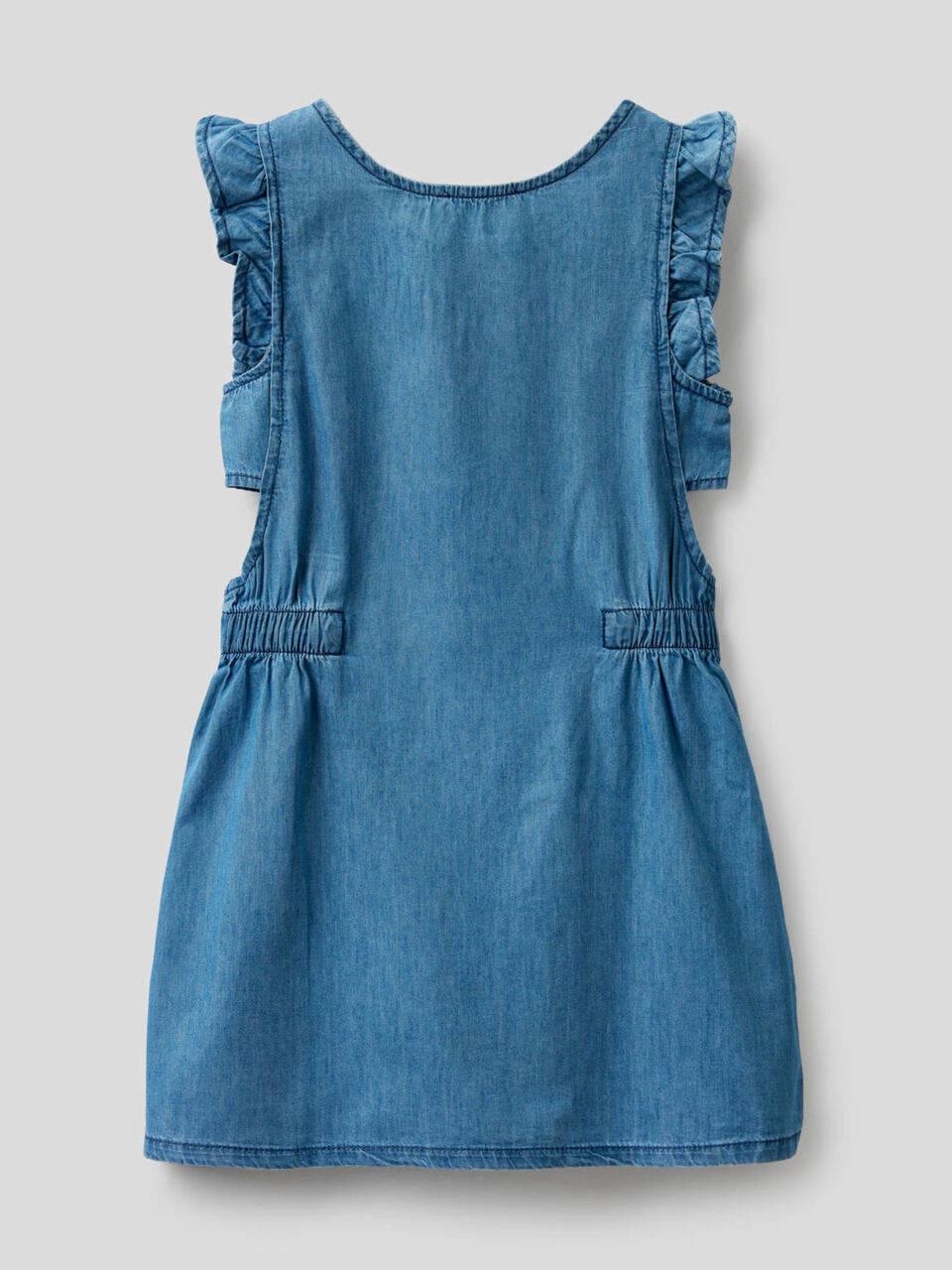 Dress in chambray fabric image number 2