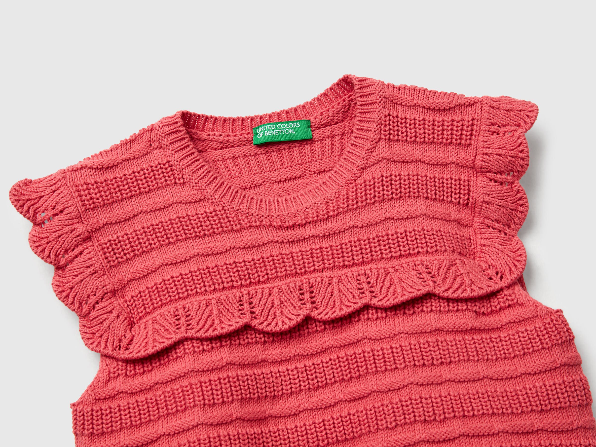 SLEEVELESS SWEATER Junior Girl image number 2
