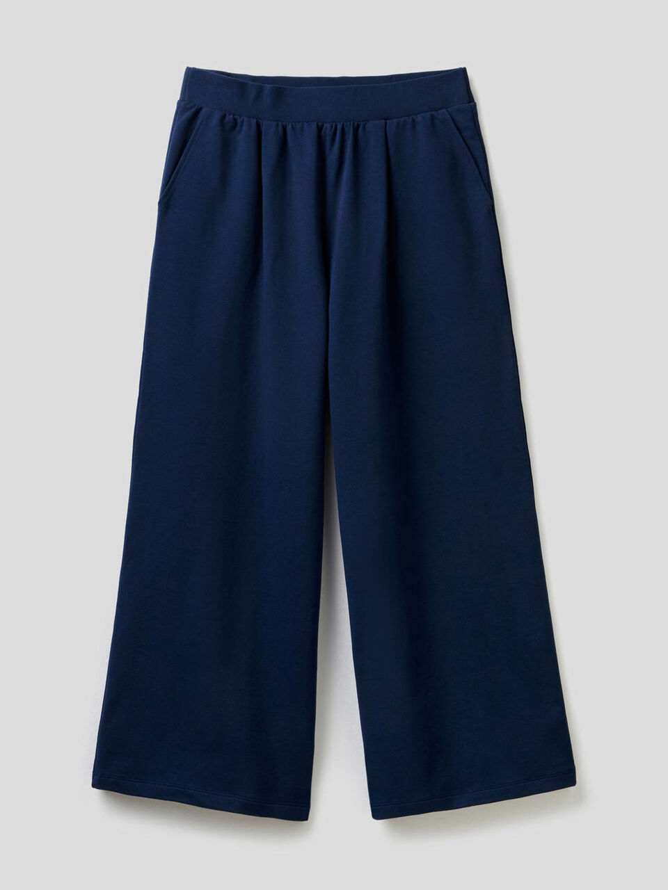 Palazzo trousers in light sweat image number 1