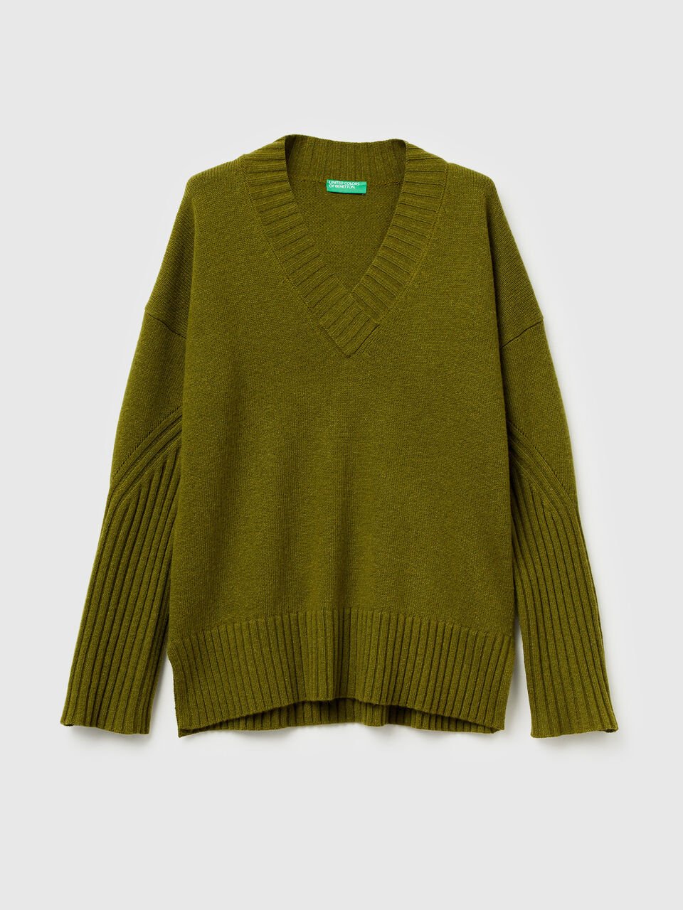 V NECK SWEATER L/S Women image number 1