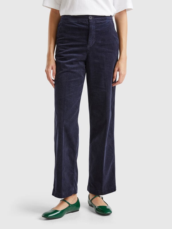 Wide velvet pants Women