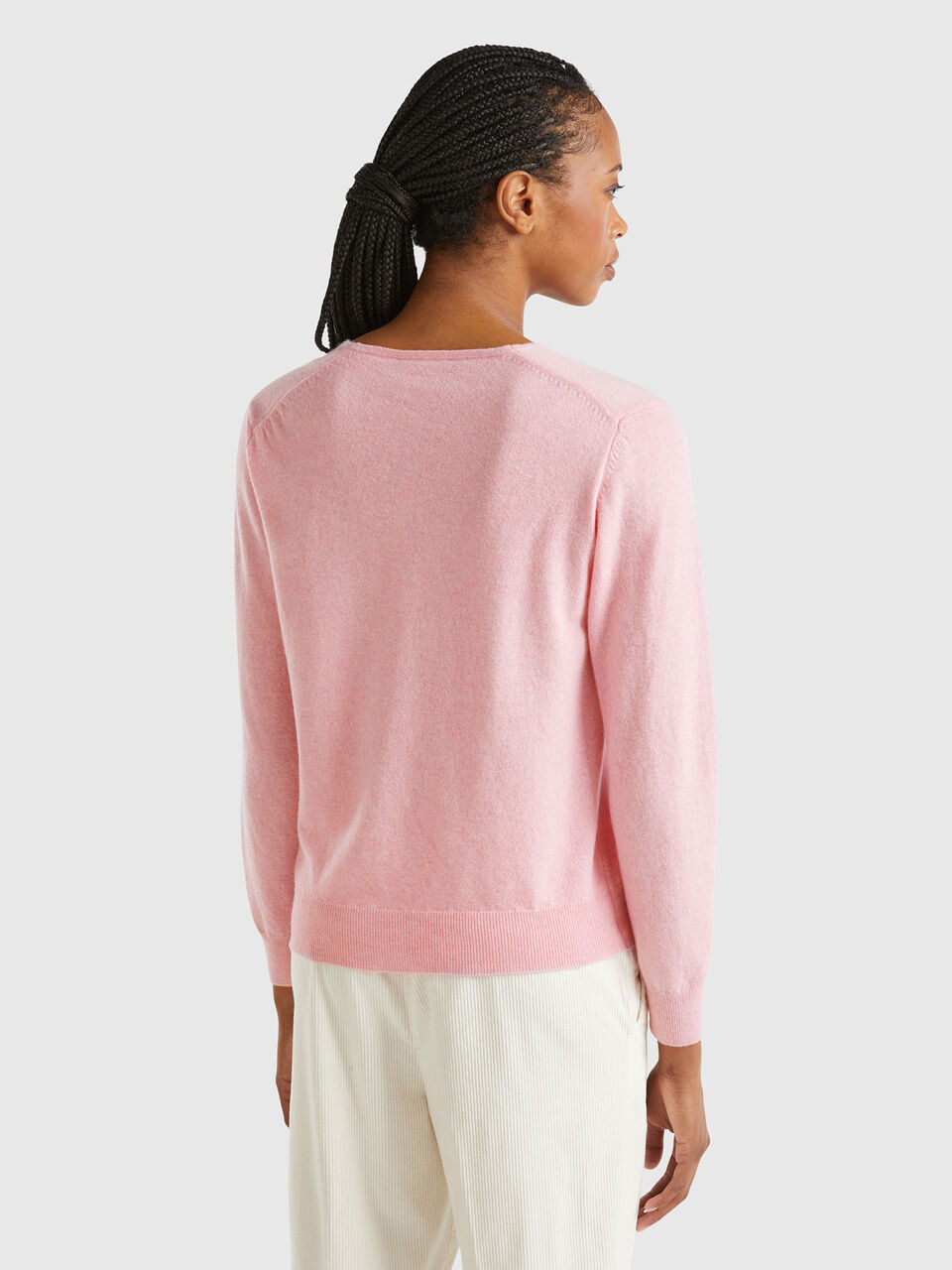 V NECK SWEATER L/S Women image number null
