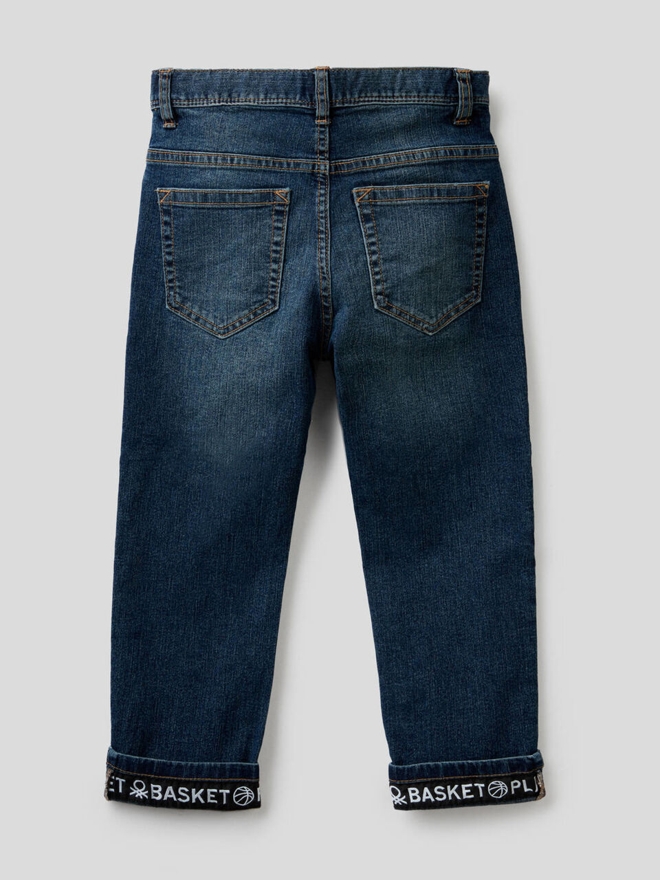 Five pocket straight leg jeans image number 2