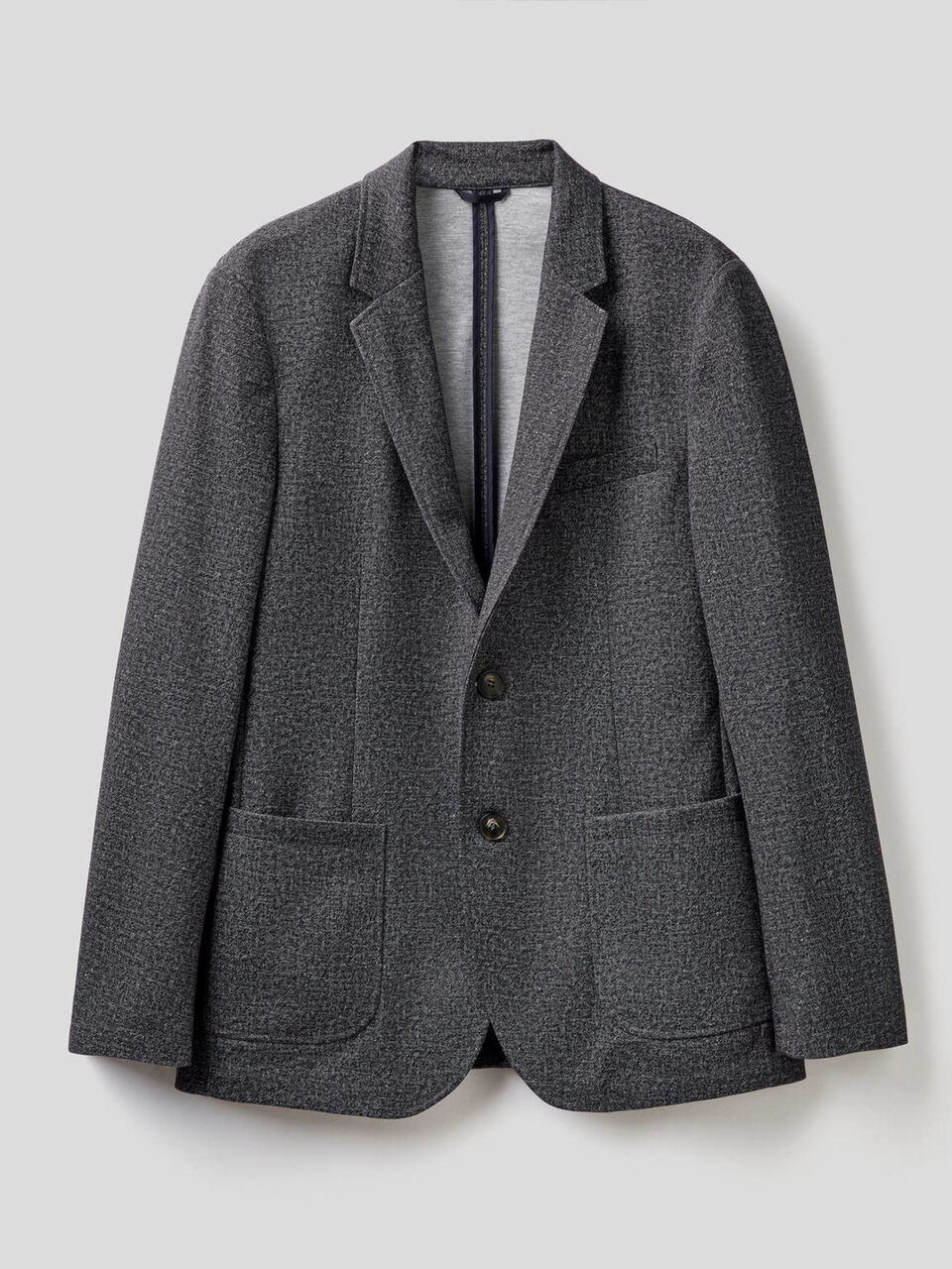 Slim fit mélange effect blazer image number 1
