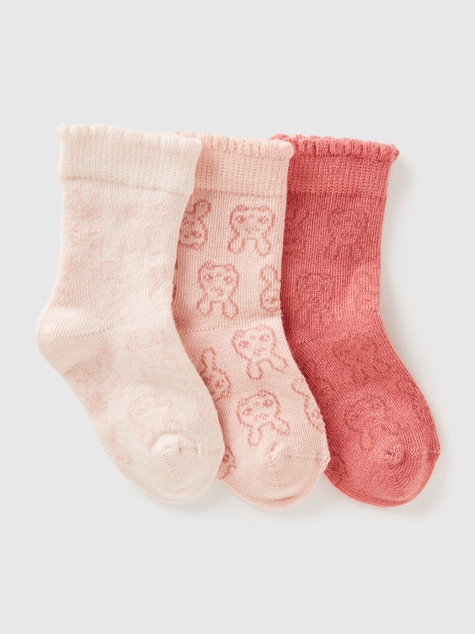 KNITTED SOCKS 3 PAIR New Born (0-18 months) image number null