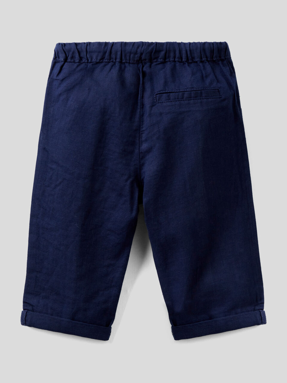 Long trousers in linen blend image number 2