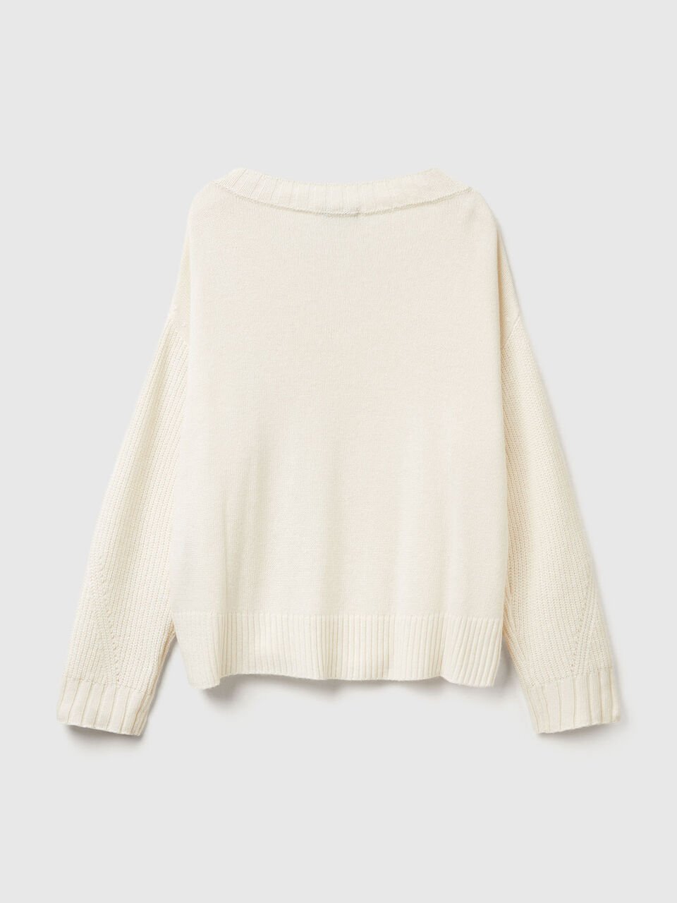 V NECK SWEATER L/S Women image number 2