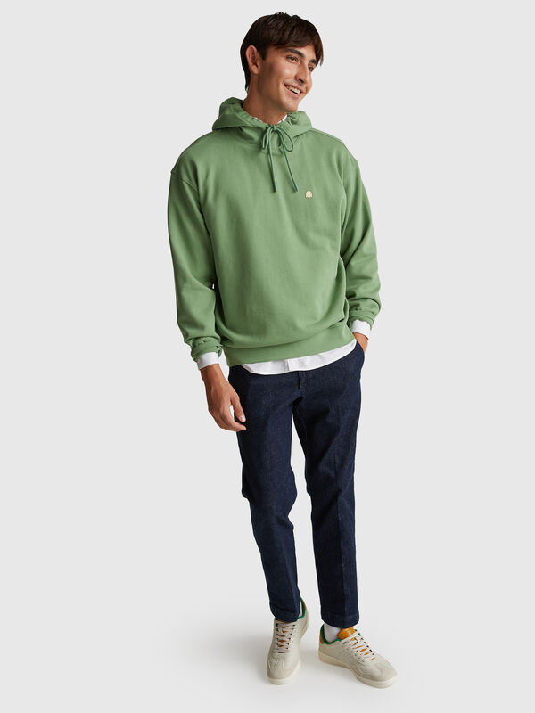 Slim fit denim chinos Men