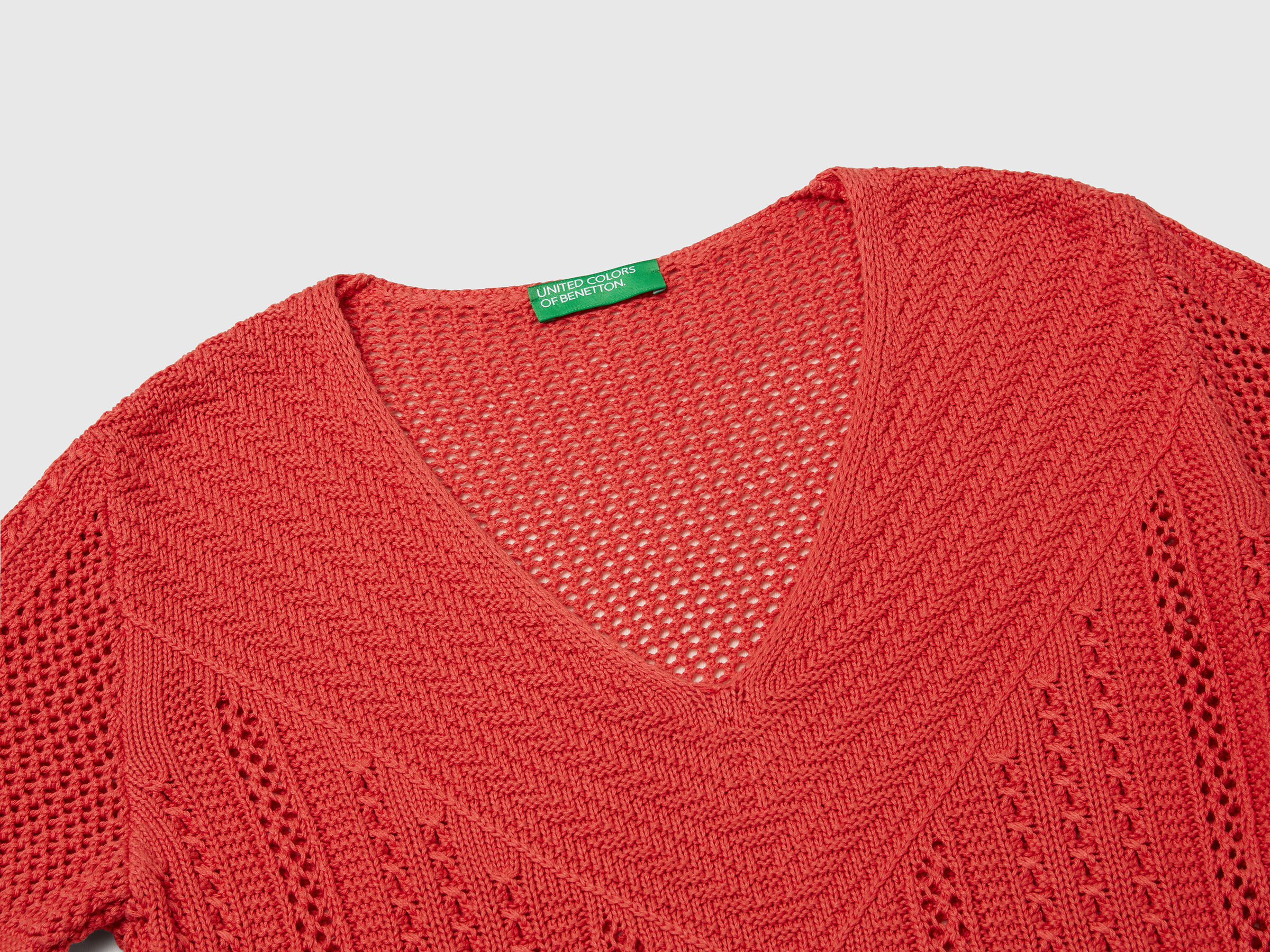 V NECK SWEATER H/S Women image number 5