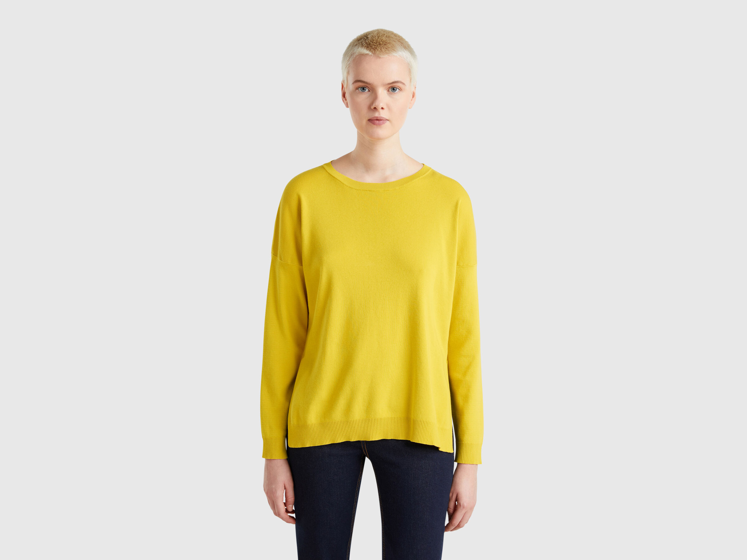 BOAT-NECK SWEAT.L/S Women image number 0