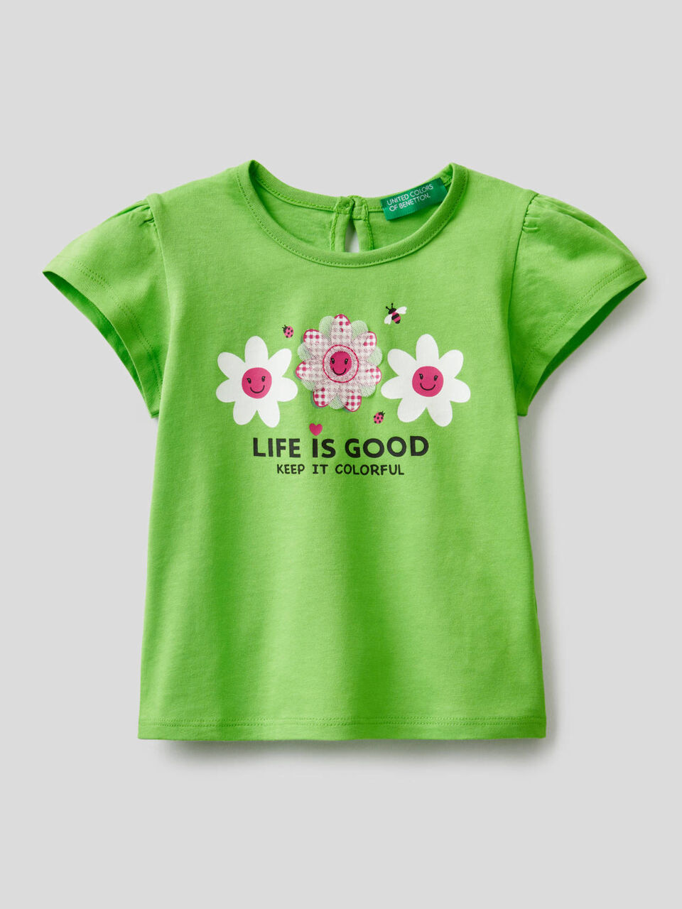 Cotton t-shirt with print image number 1