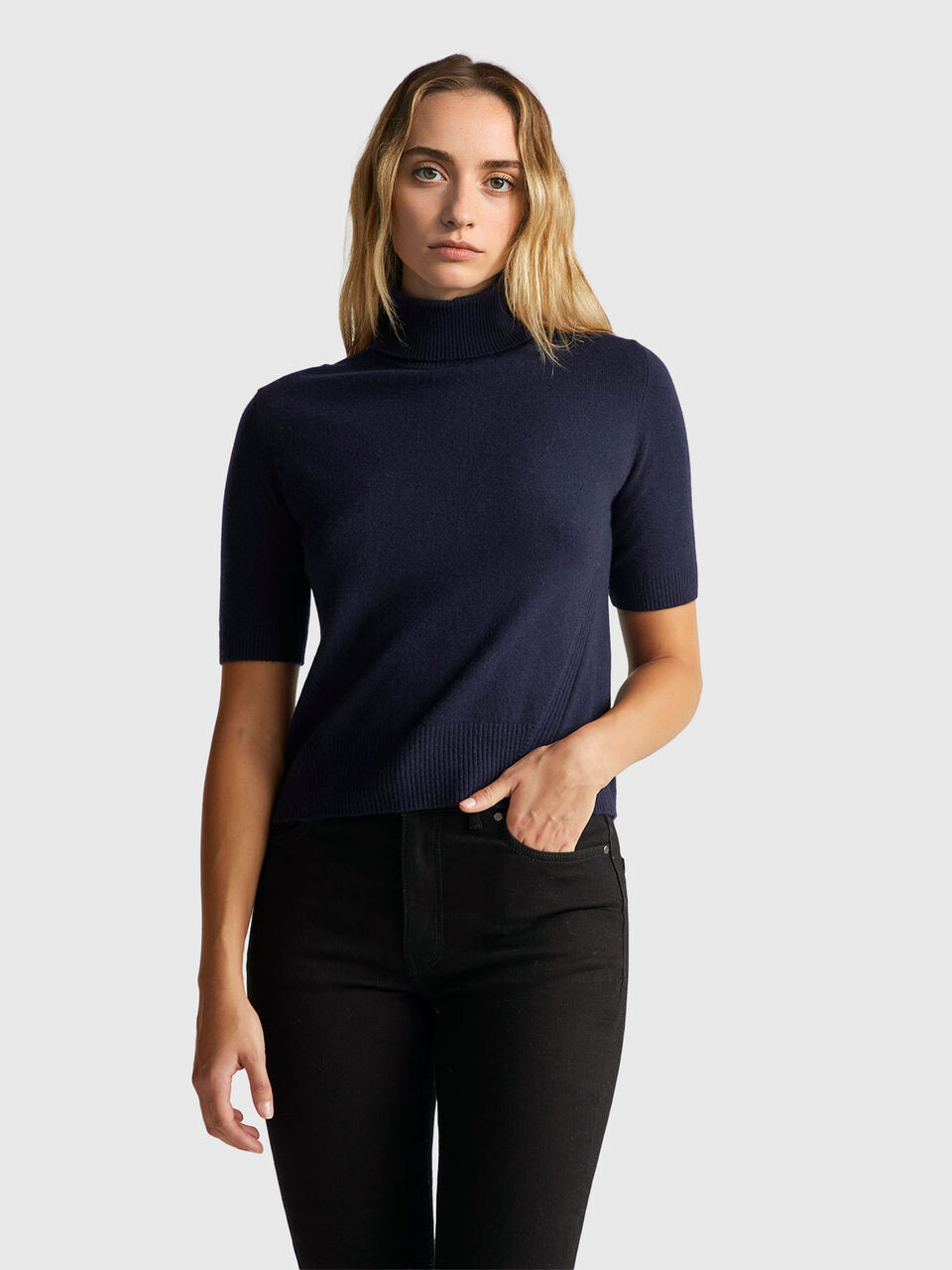 TURTLE NECK SWEATER Women image number null