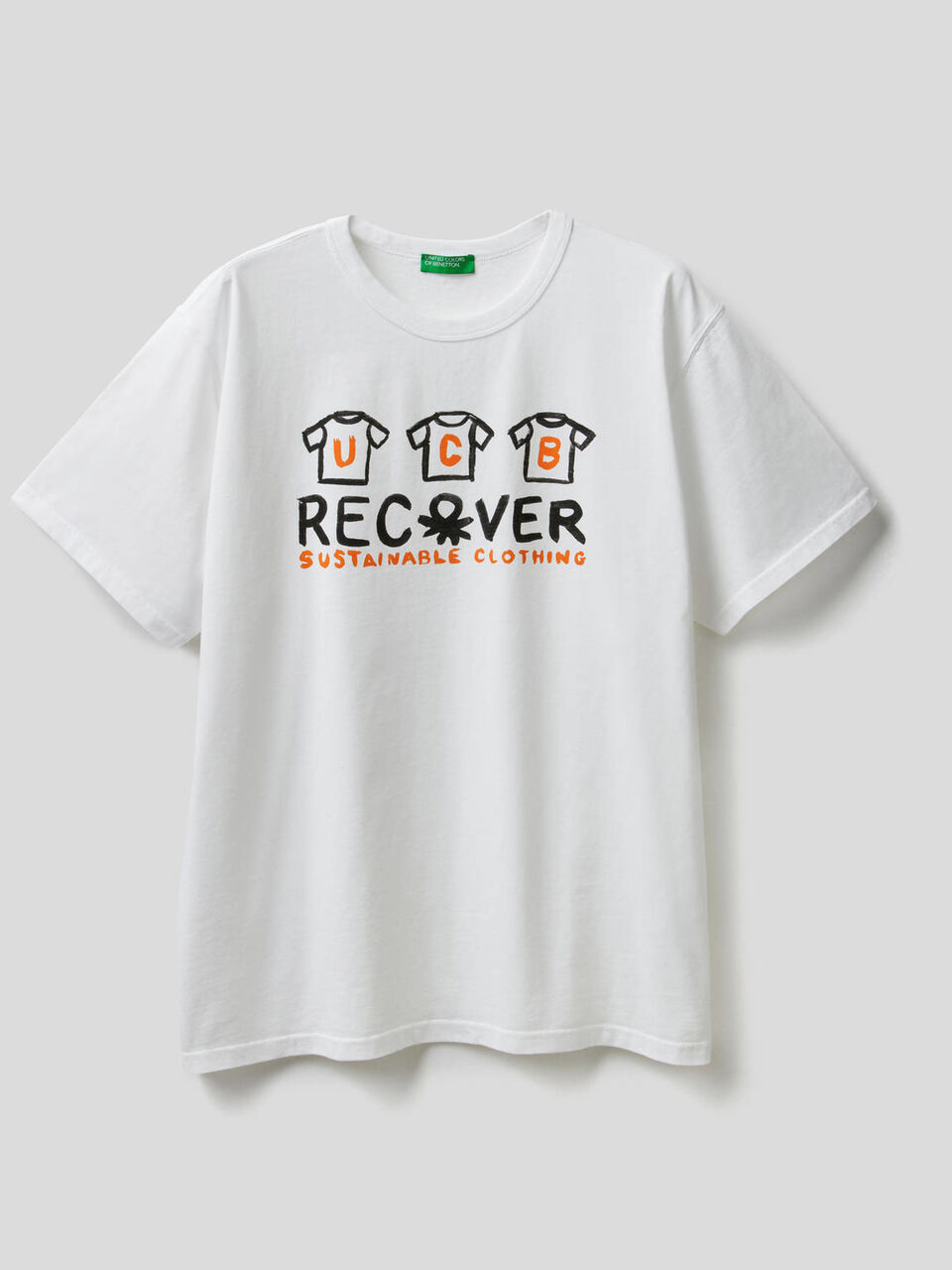 100% organic cotton t-shirt with print image number null