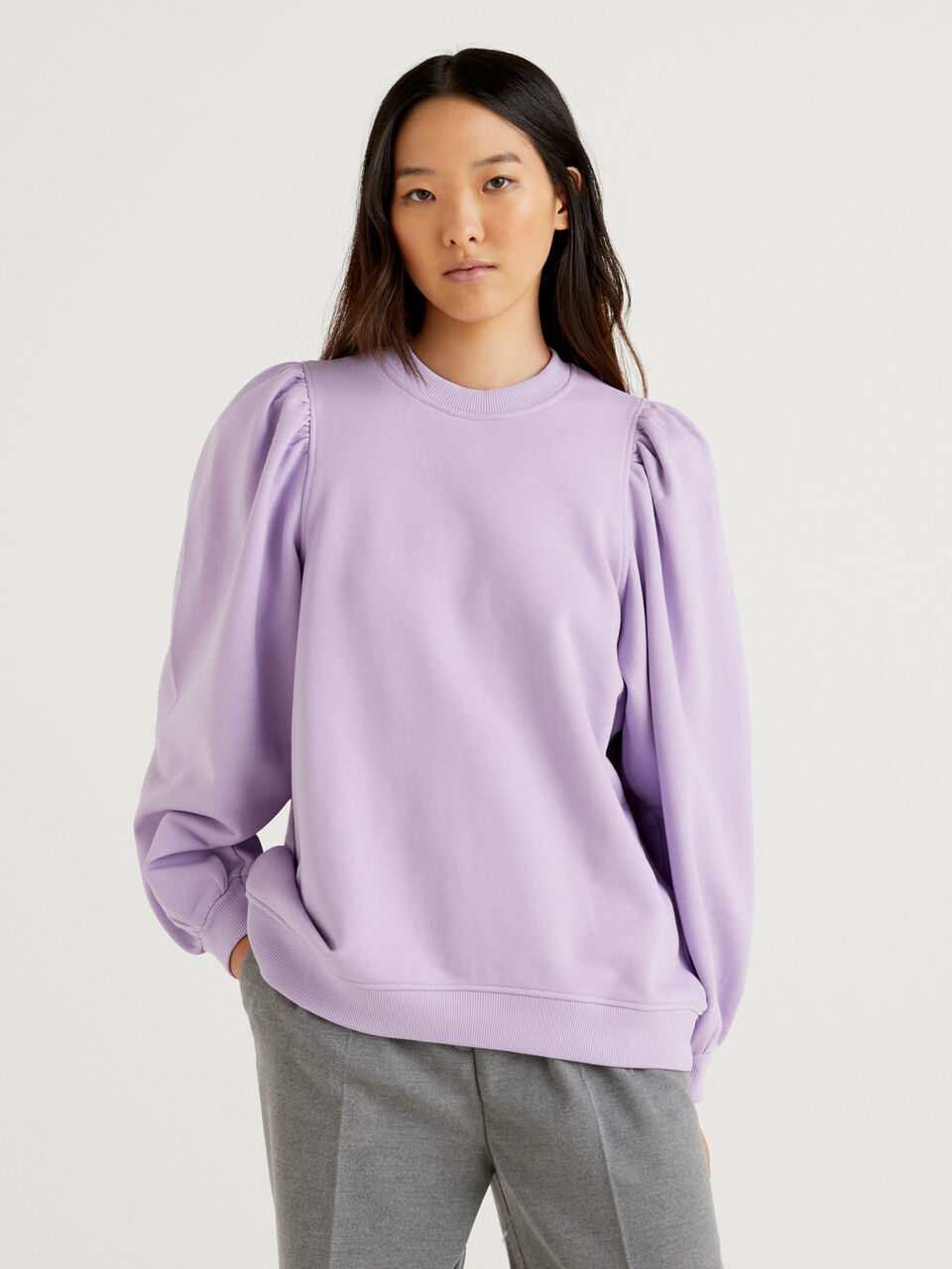 Puff Sleeve Sweatshirt