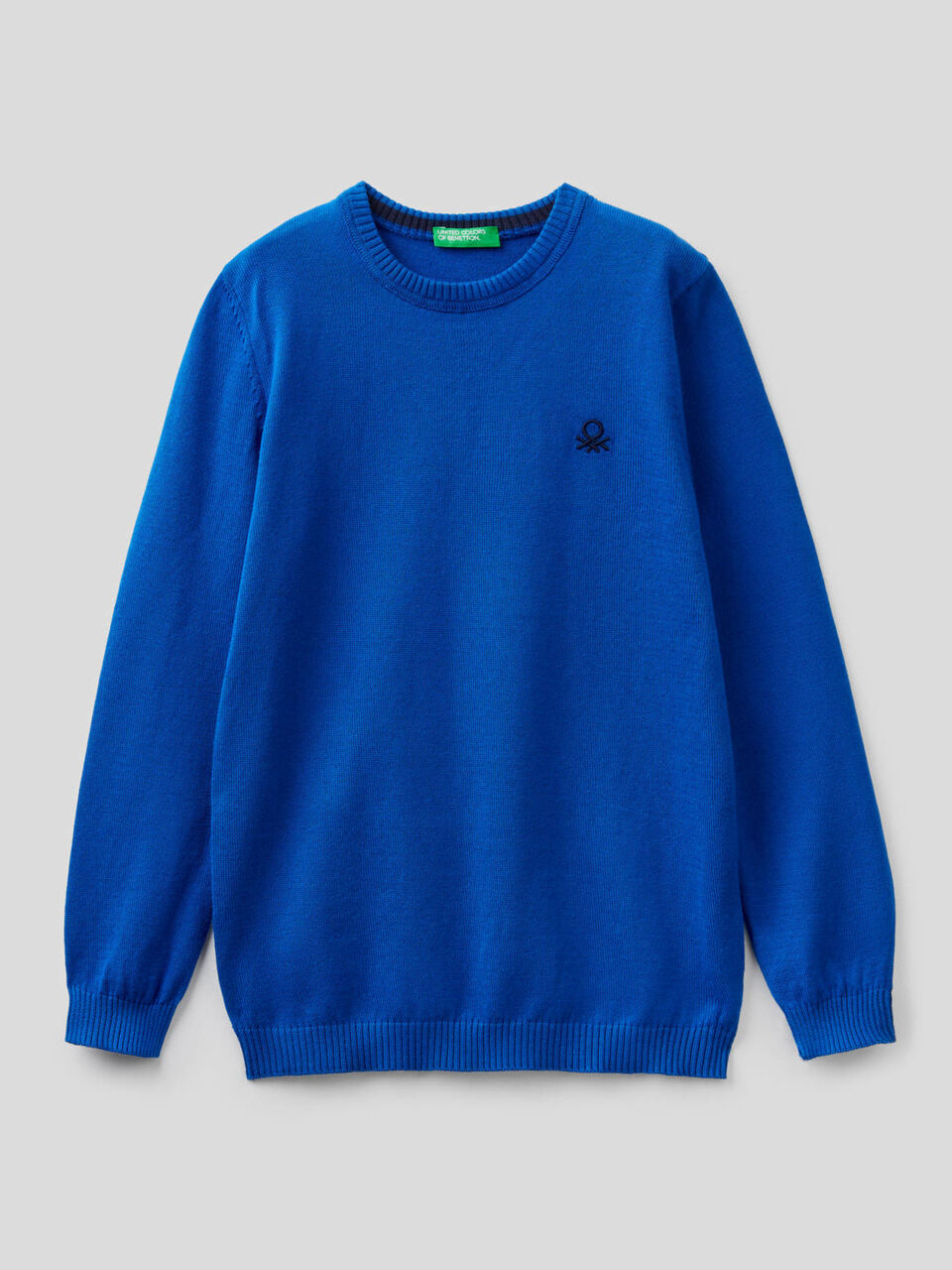 Pure cotton sweater with logo image number 1