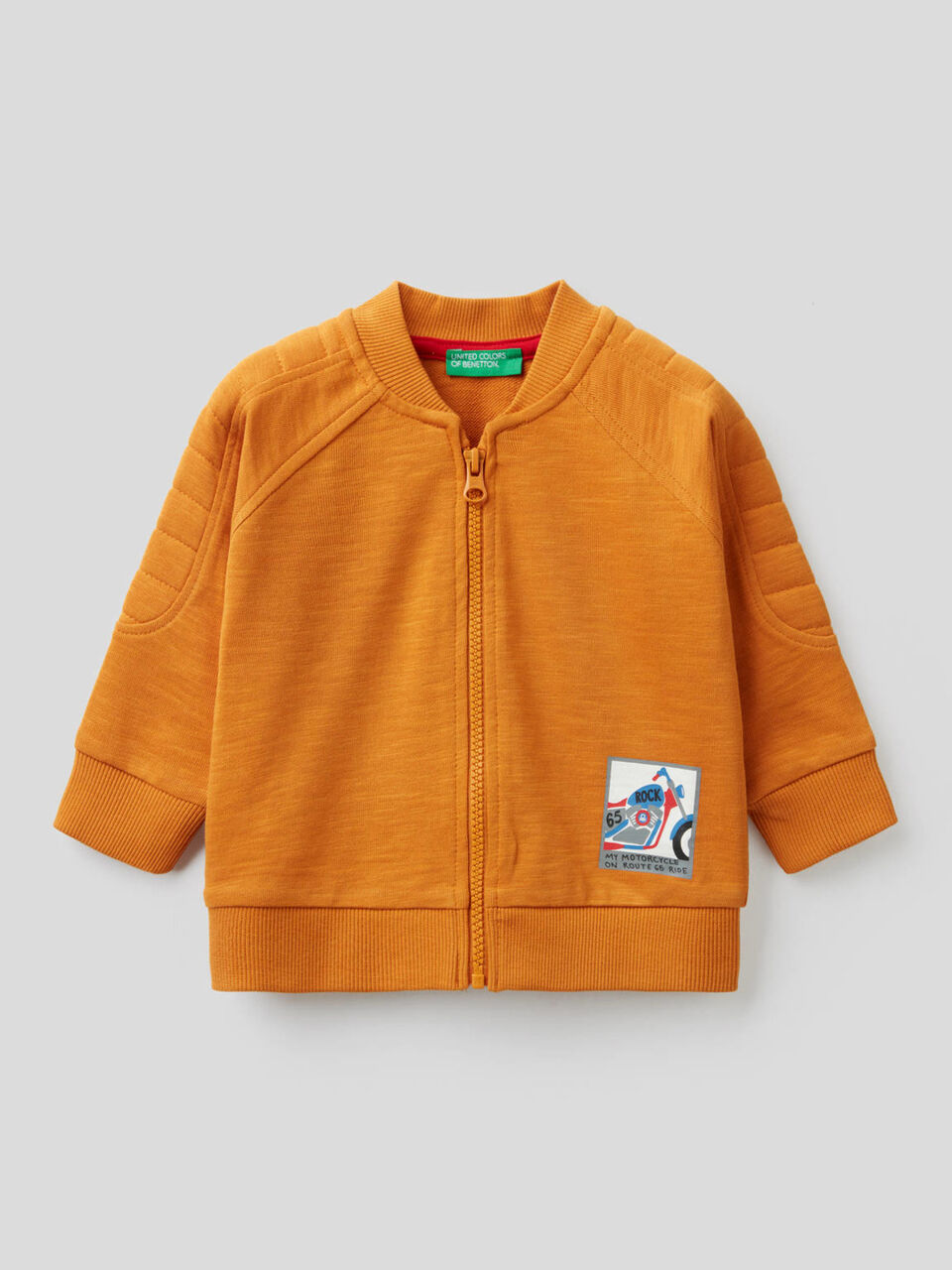 Bomber-style sweatshirt image number 1