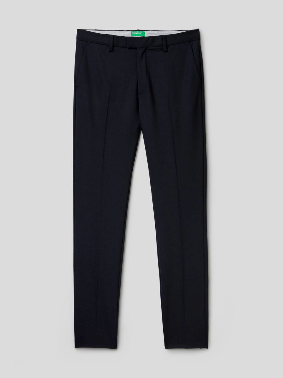 Slim fit trousers in fresh wool image number 1