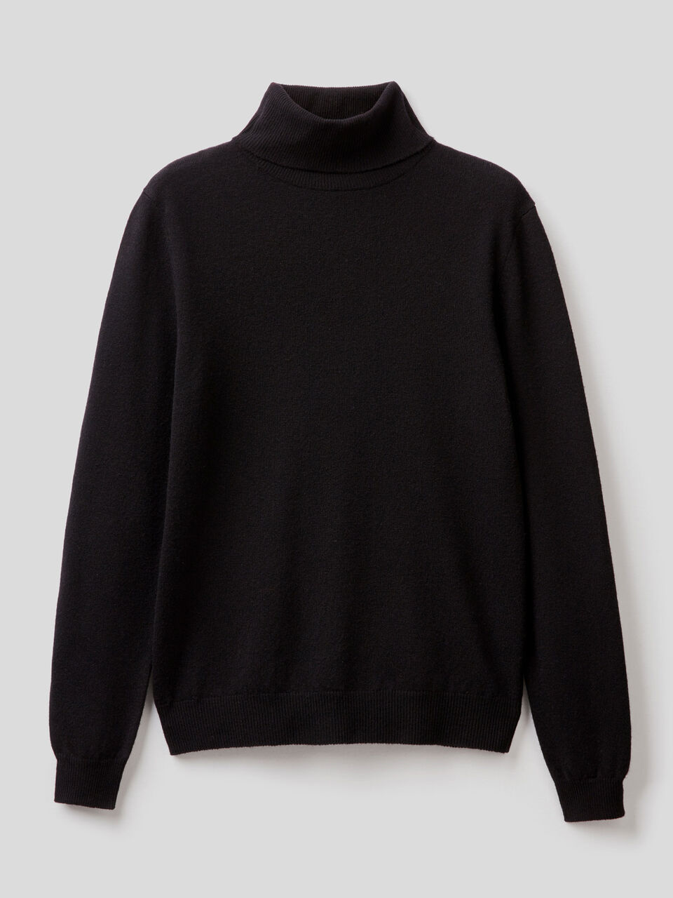 Turtleneck sweater in pure virgin wool image number 1